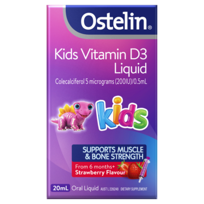 澳洲Ostelin小恐龍嬰幼兒童維生素D3滴劑200IU 20ml