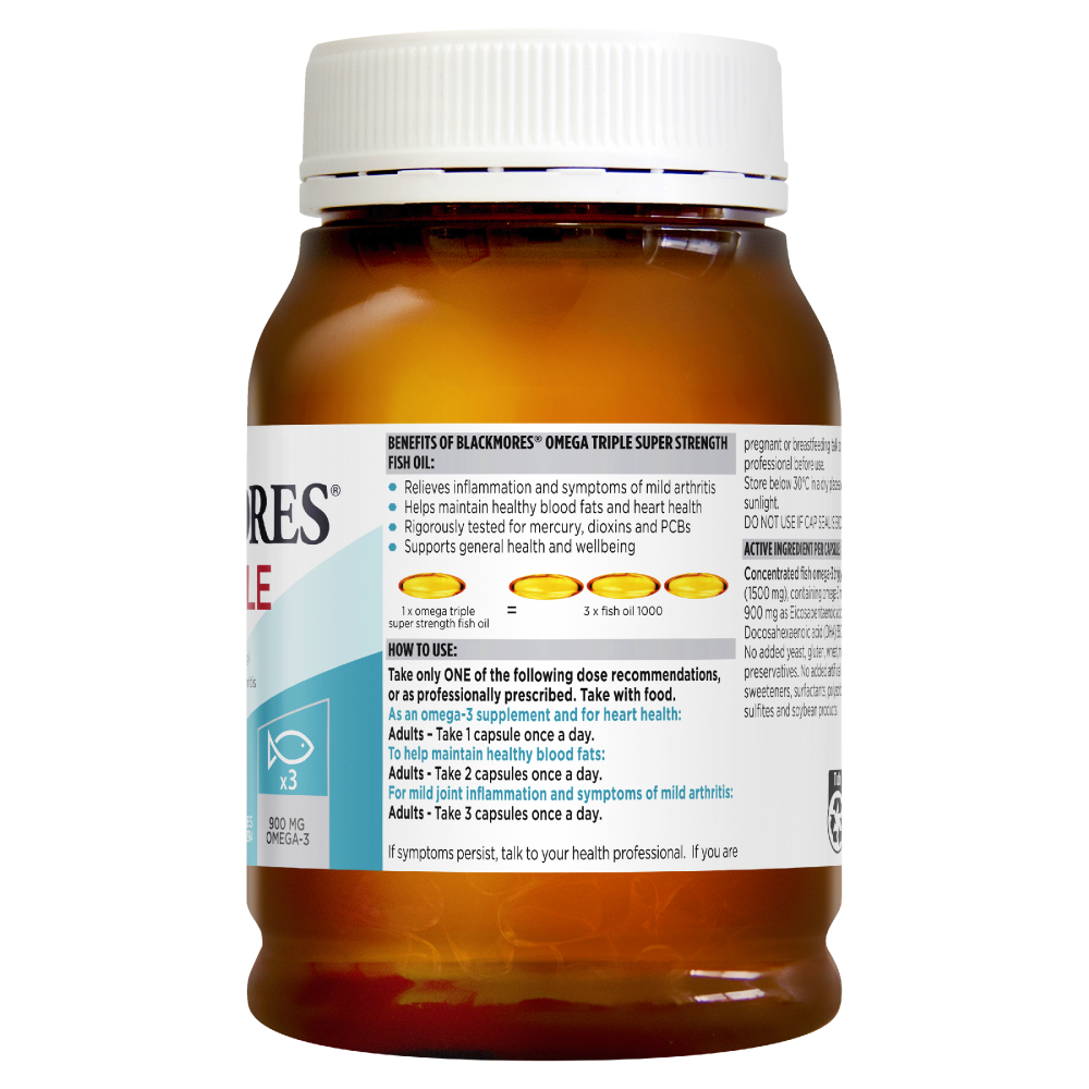 澳洲Blackmores三倍鱼油 150粒