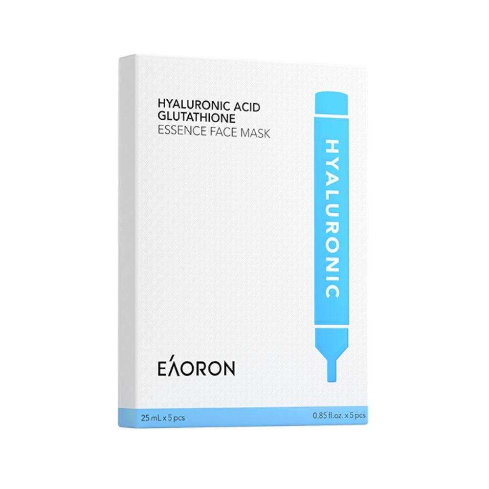 澳洲Eaoron玻尿酸谷胱肽水光白面膜 5片装