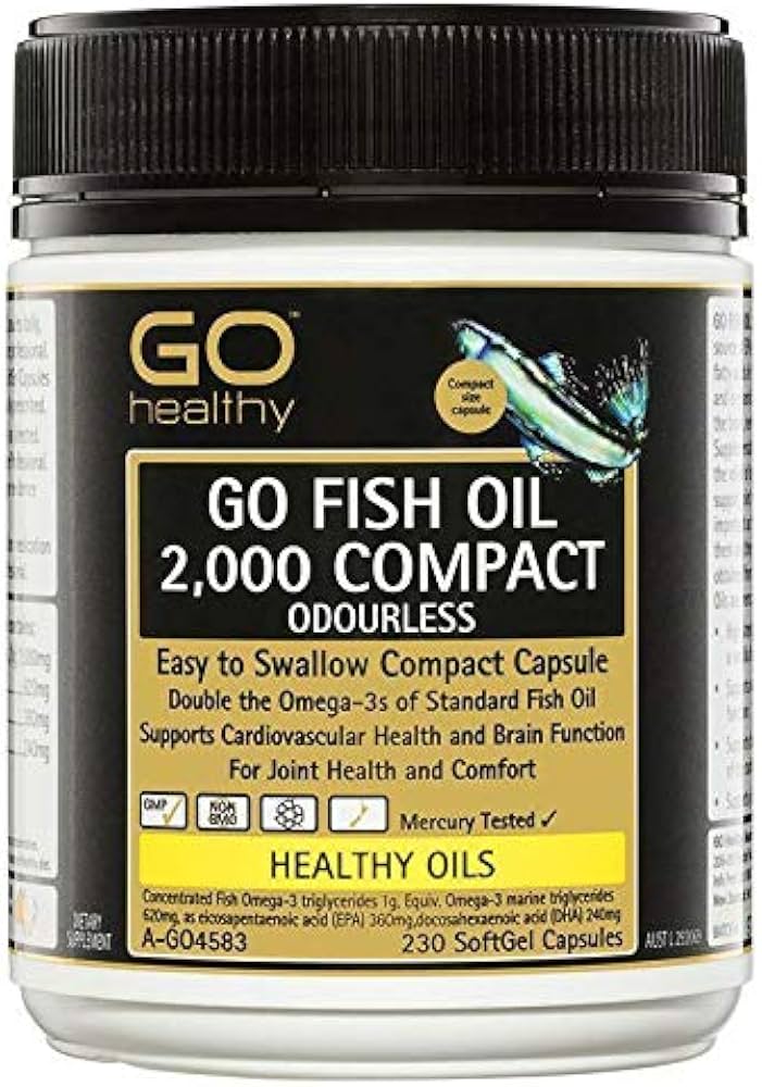 纽西兰Go Healthy高含量深海鱼油 2000mg 230粒